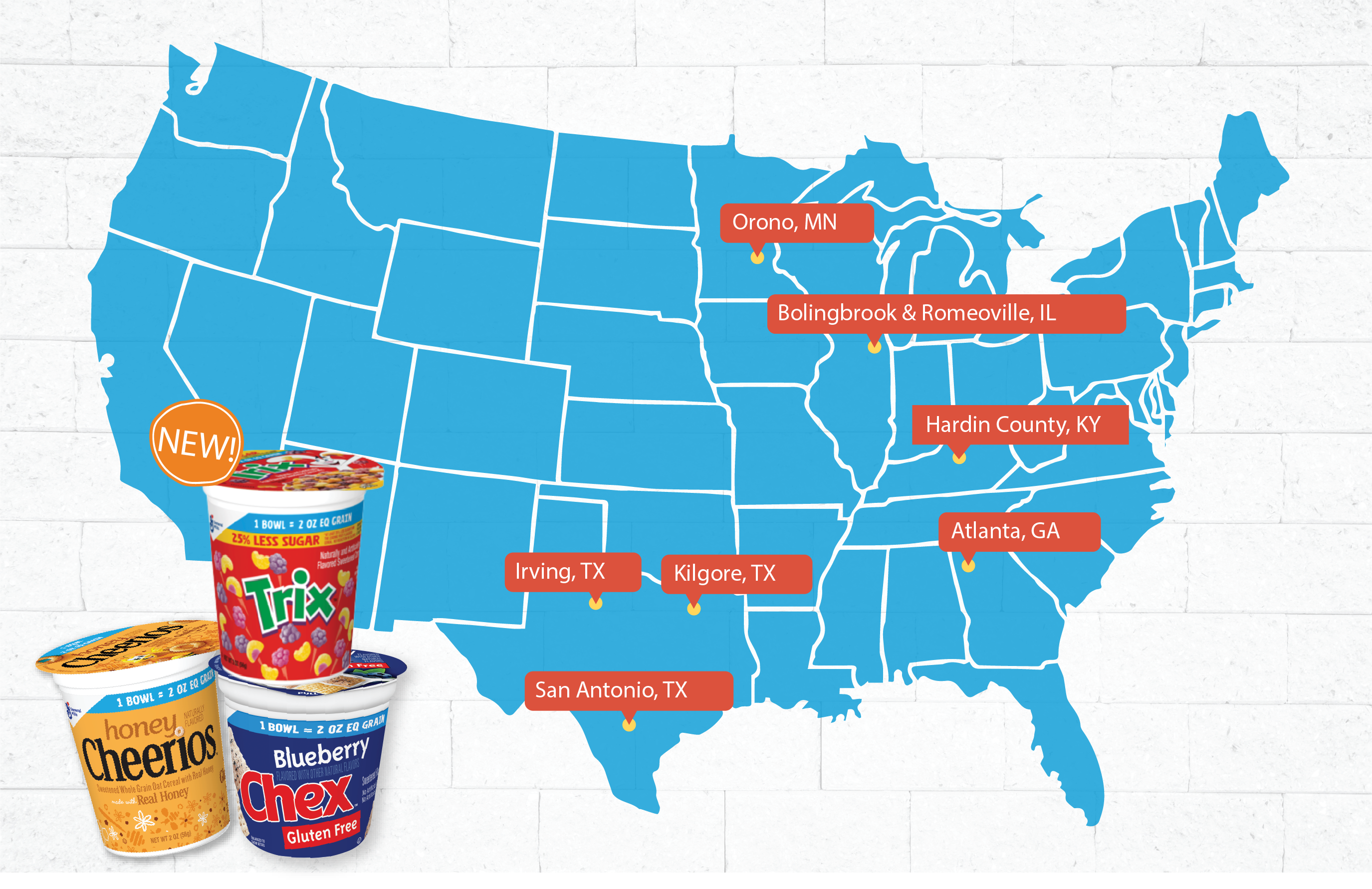 Cereal Cup Map