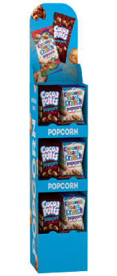 Cereal Popcorn Floor Display
