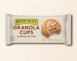Nature Valley cup with Almond Butter