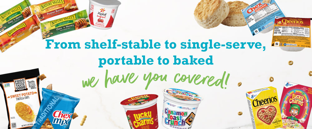 Shelf Stable Portable Single Serve Products NEW Rebates General 