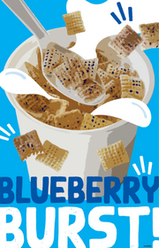 Blueberry Burst Poster – English 11 x 17