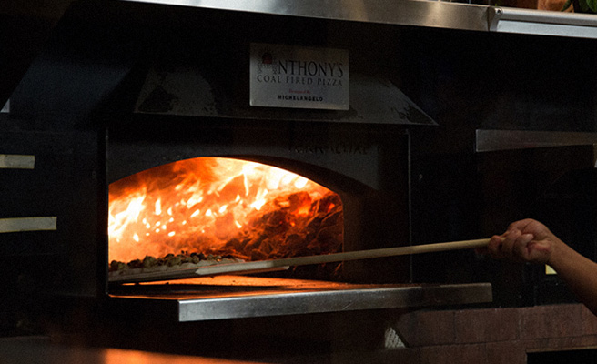 coal fire pizza oven