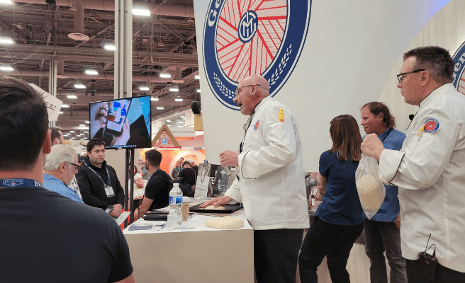 Dough Demos at Our Booth