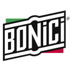Big letters that spell out the brand, Bonici with green, white and red.
