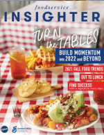 Foodservice Insighter Turn the Tables, Issue 3. Build momentum into 2022 and beyond.