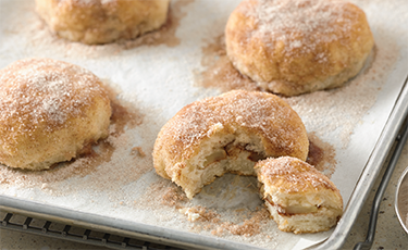 Apple Cinnamon Biscuit Doughnuts