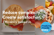 Making Made Easy: High-Quality Products Created for Foodservice Operators