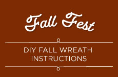 DIY Fall Wreath Instructions 